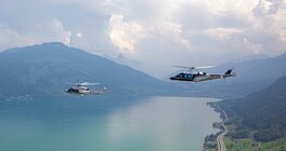 AW139 & AW109 formation flight 